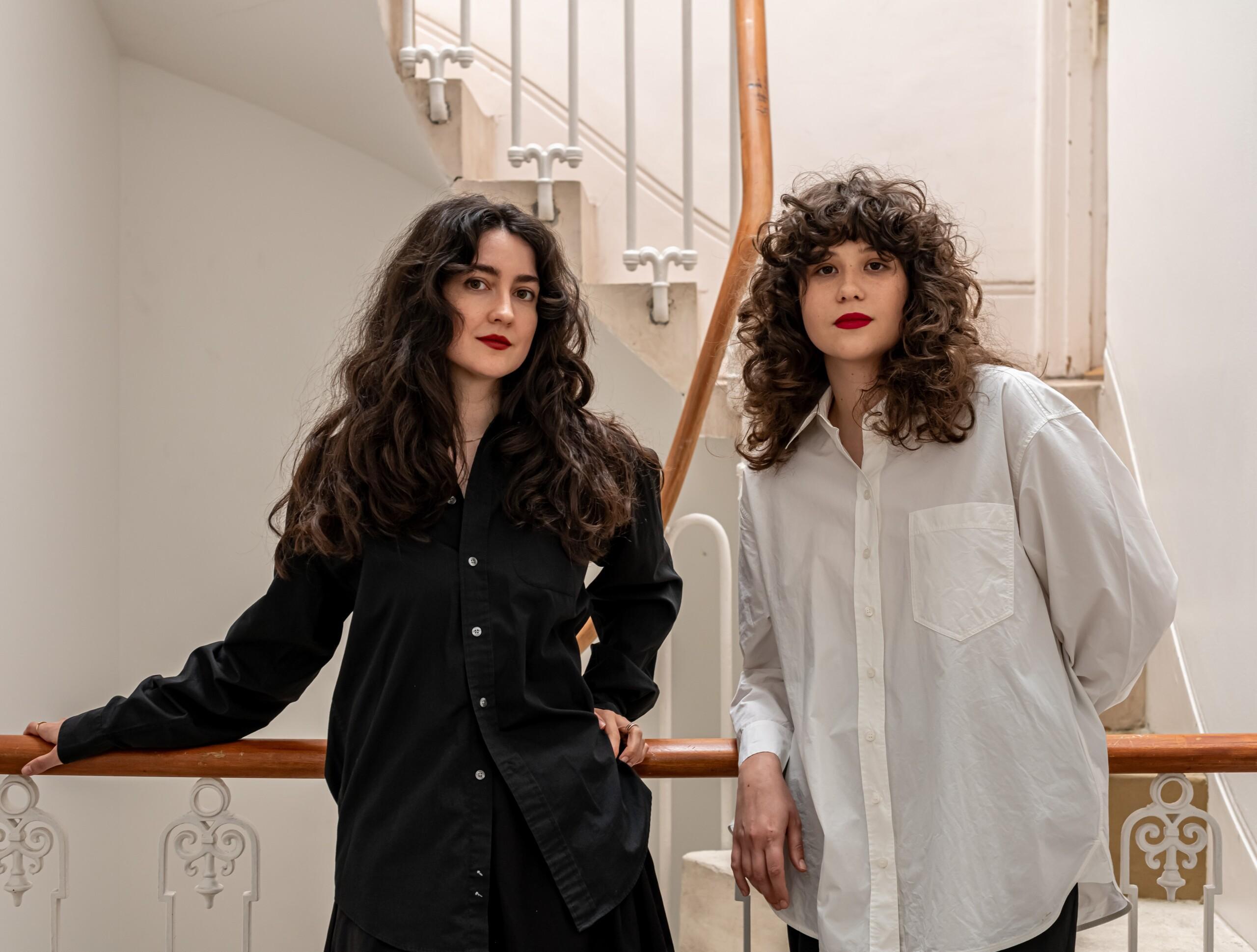 Kollektiv Collective, Pia Zeitzen (left) and Sasha Shevchenko (right). Photography by Gillies Adamson Semple Kollektiv Collective, Pia Zeitzen (left) and Sasha Shevchenko (right). Photography by Gillies Adamson Semple